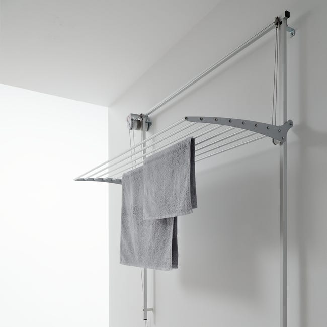 Stendino Verticale in Acciaio Inox, Stendibiancheria a torre da interni Stendino Verticale in Acciaio Inox, Stendibiancheria a torre da interni