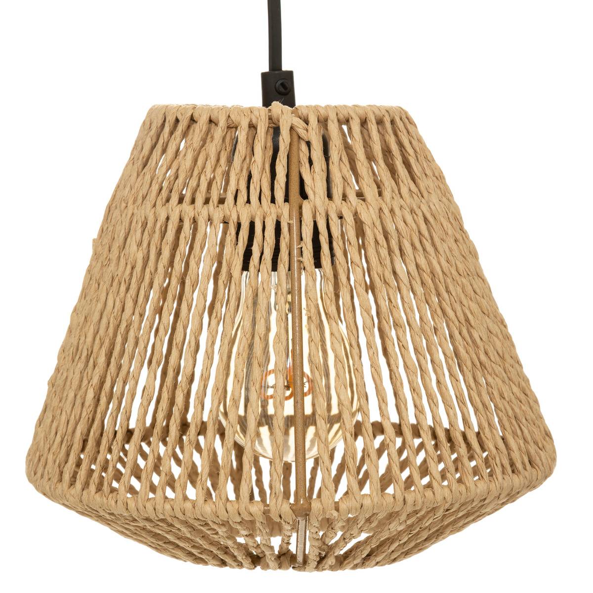 Lampa wisząca Jily RATTANOWA potrójna - 4