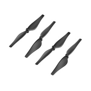 2 Paires D'hélices En Fibre De Carbone Pour DJI Tello - Remplacement, Léger, Résistant - Lot De 4 Hélices Noires