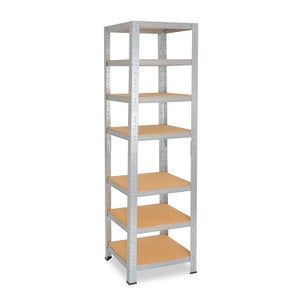 Shelfplaza Étagère Charges Lourdes 180x75x40cm 7 Niveaux | 125kg Par Plateau | Garage Cave Atelier Buanderie | Acier Galvanisé Robuste