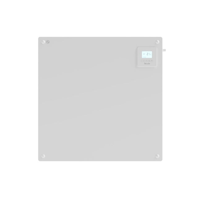 Fácula - Painel Cerâmico Programável 425W | Programação diária/semanal | Função Janelas Abertas | Pintável