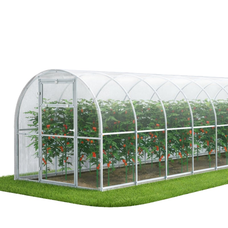 Szklarnia ogrodowa Tunel 2,4x12 m profile 20x20 poliwęglan 3 mm - Szklarnia z poliwęglanu