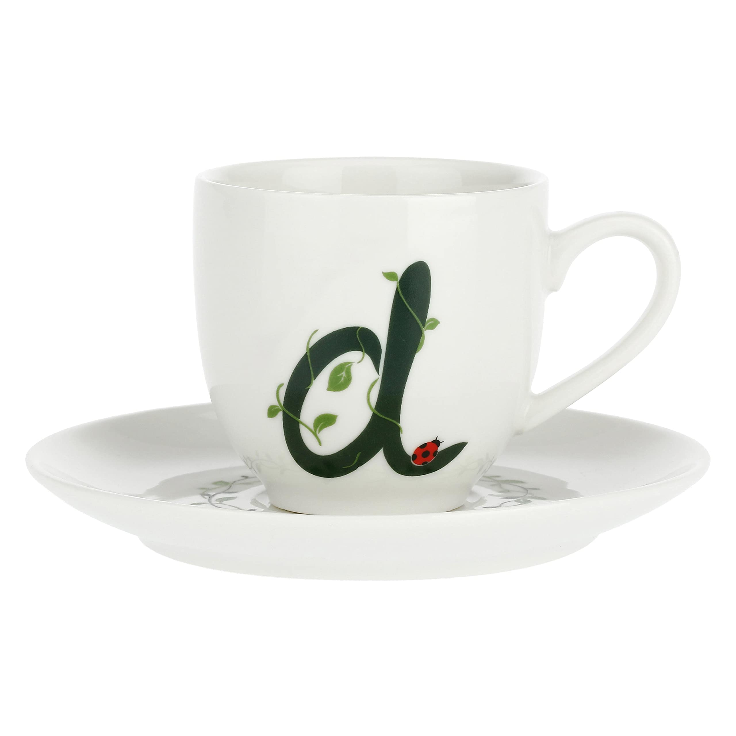 PORCELLANA BIANCA - Solo Tua Tazzina Caffè Con Piattino 90 Cc