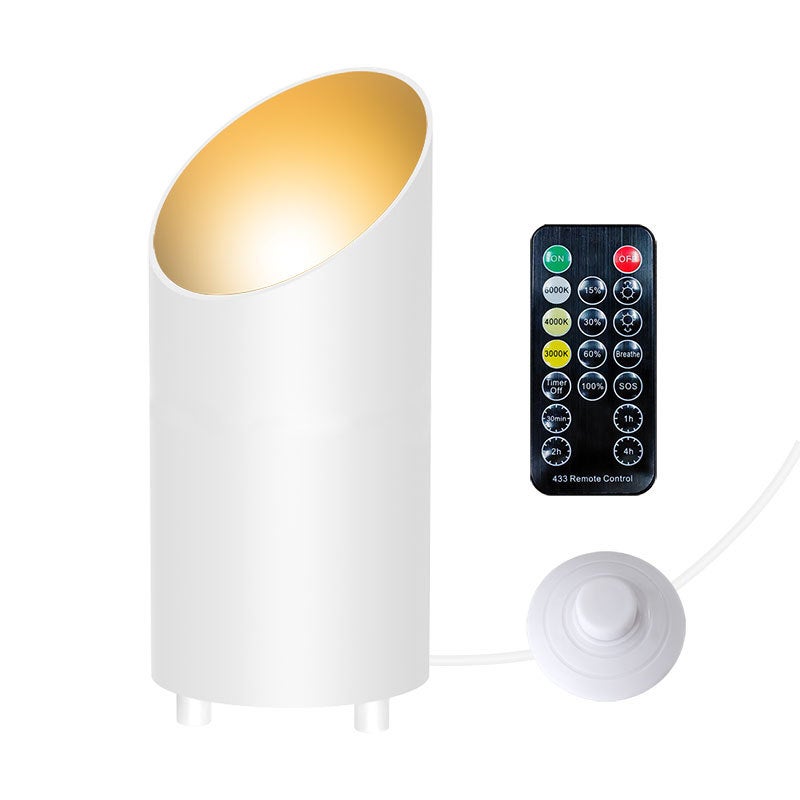 Reflektor LED 5 W, 3 poziomy temperatury, sterowanie nożne, pilot, regulacja 10-100%, do roślin i dekoracji
