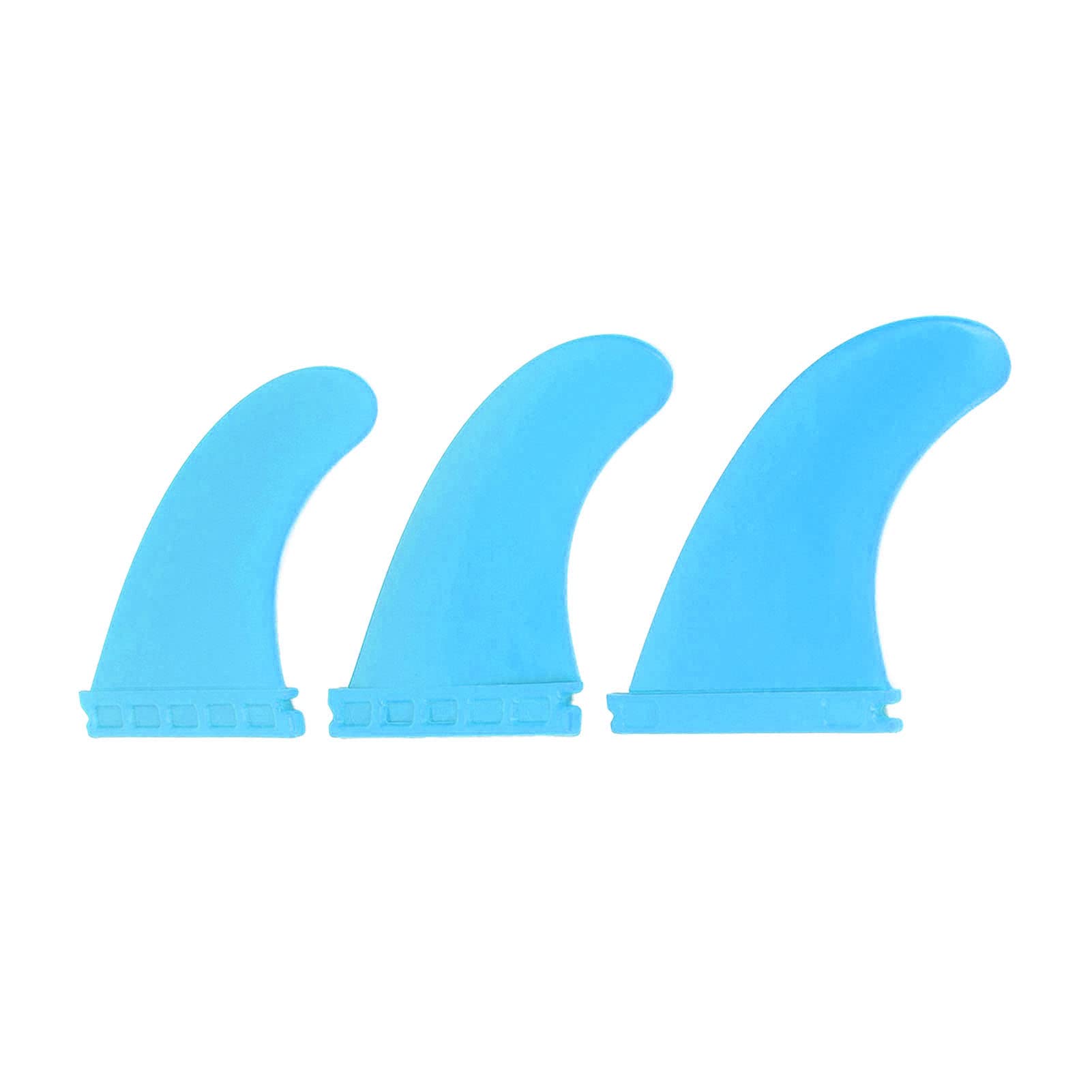 Set 3 Ailerons Souples Pour Planche De Surf / Paddle / Softboard