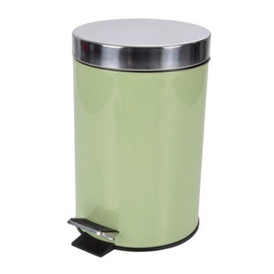 Poubelle à Pédale Paris Prix - 3 Litres, En Inox Et Fer, Couleur Miel - Design Pratique Pour Cuisine, Bureau