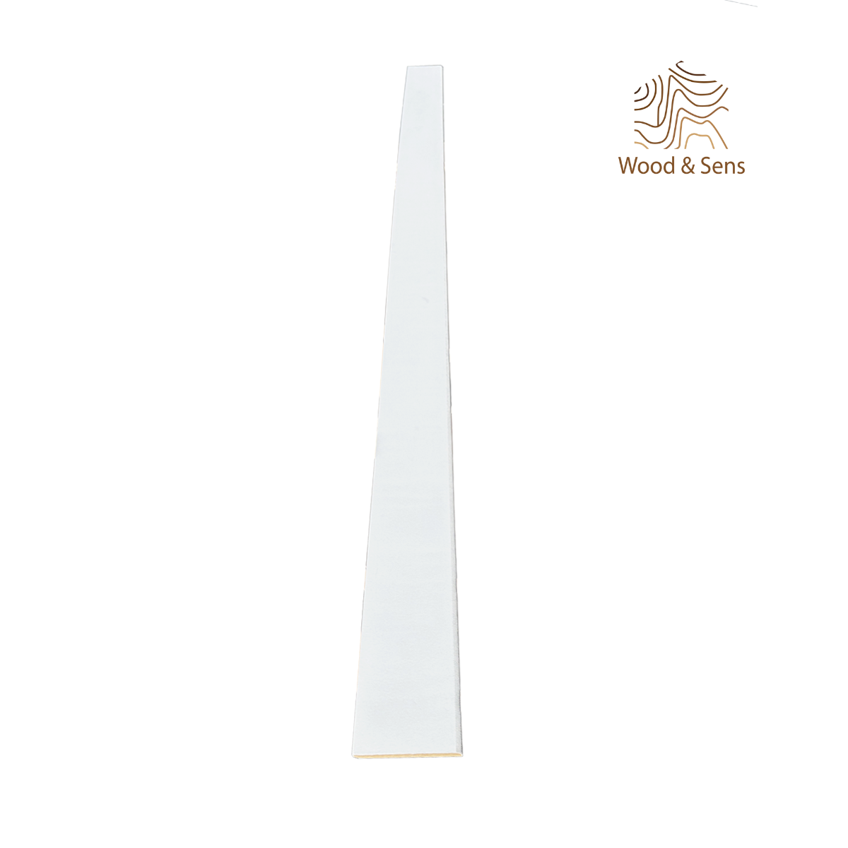 Lot de 5 Plinthes Arrondies MDF Prépeint Blanc, L. 2,44 m x l. 11,8 cm x Ep. 1,2 cm - 6