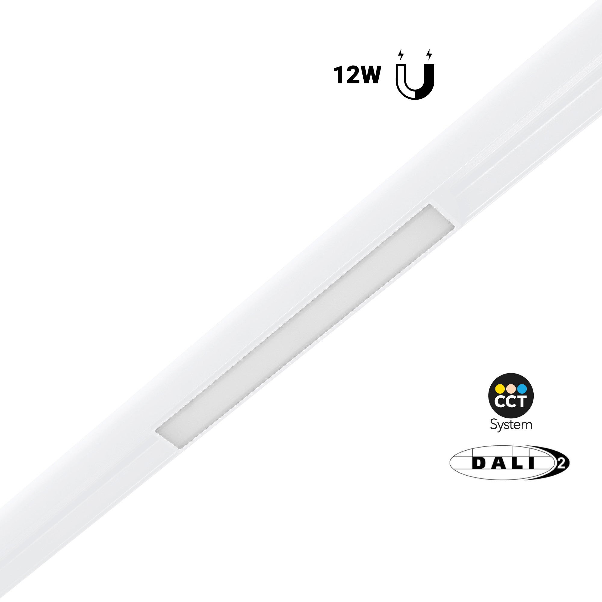 Lampe LED Encastrable à Batterie Kanlux CALZIA - Magnétique, 3 Couleurs, 160lm, 53cm - IP20
