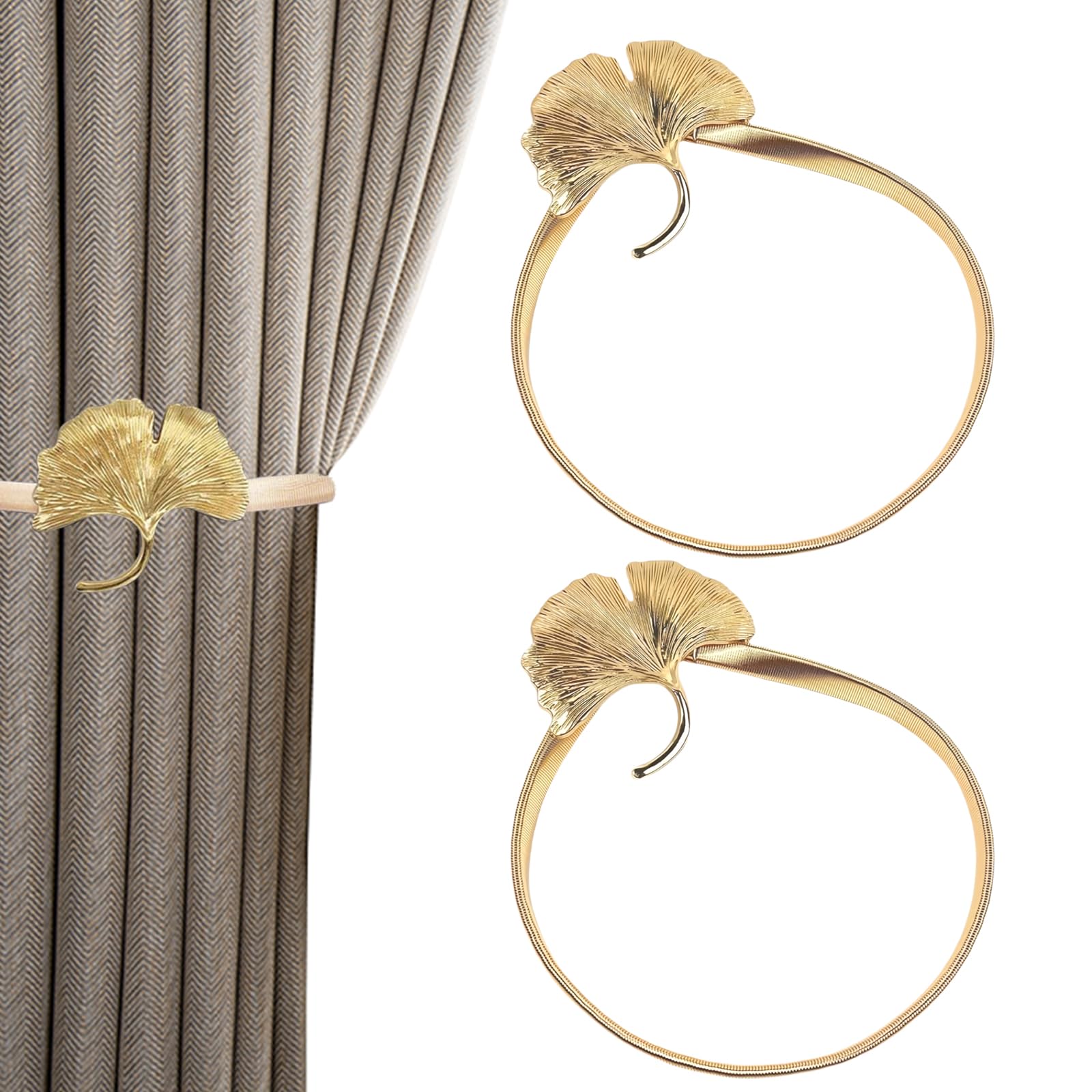 2 Embrasses Pour Rideaux En Coton Tissé Main – Avec Pompons Et Perles Bois – Style Bohème, Facile à Installer