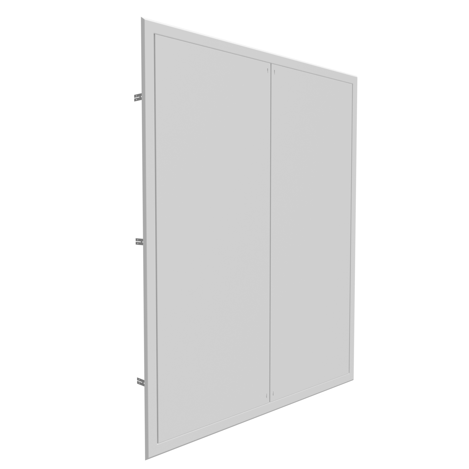 Trappes de visite grand format en acier blanc - Dimensions de passage : 800 x 1000 mm - ATOLE - 2