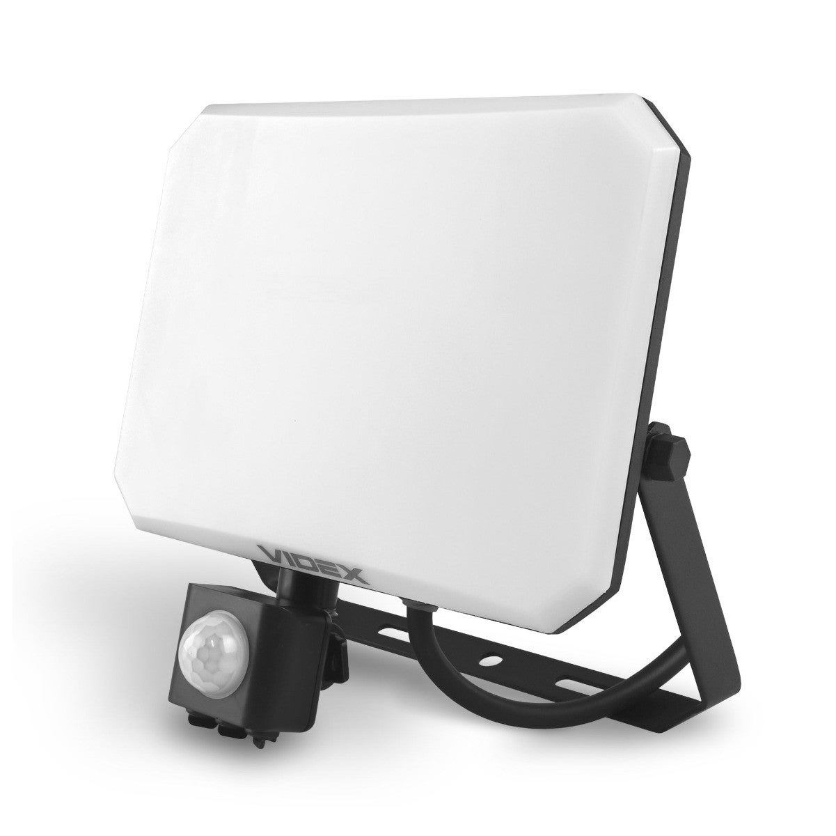 Naświetlacz LED z czujnikiem ruchu czarny LED 50W 5000K 4100lm IP65 wym: 19 x 18 x 5,2 cm aluminium Videx