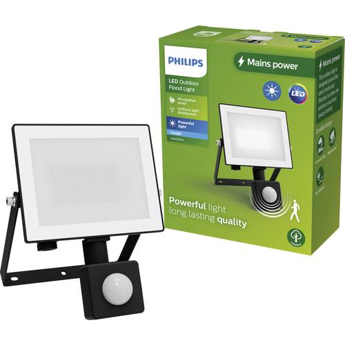 Philips LED Lois 929004642301 Projecteur LED extérieur avec détecteur de mouvements 20 W Couleur déclairage (ampoule