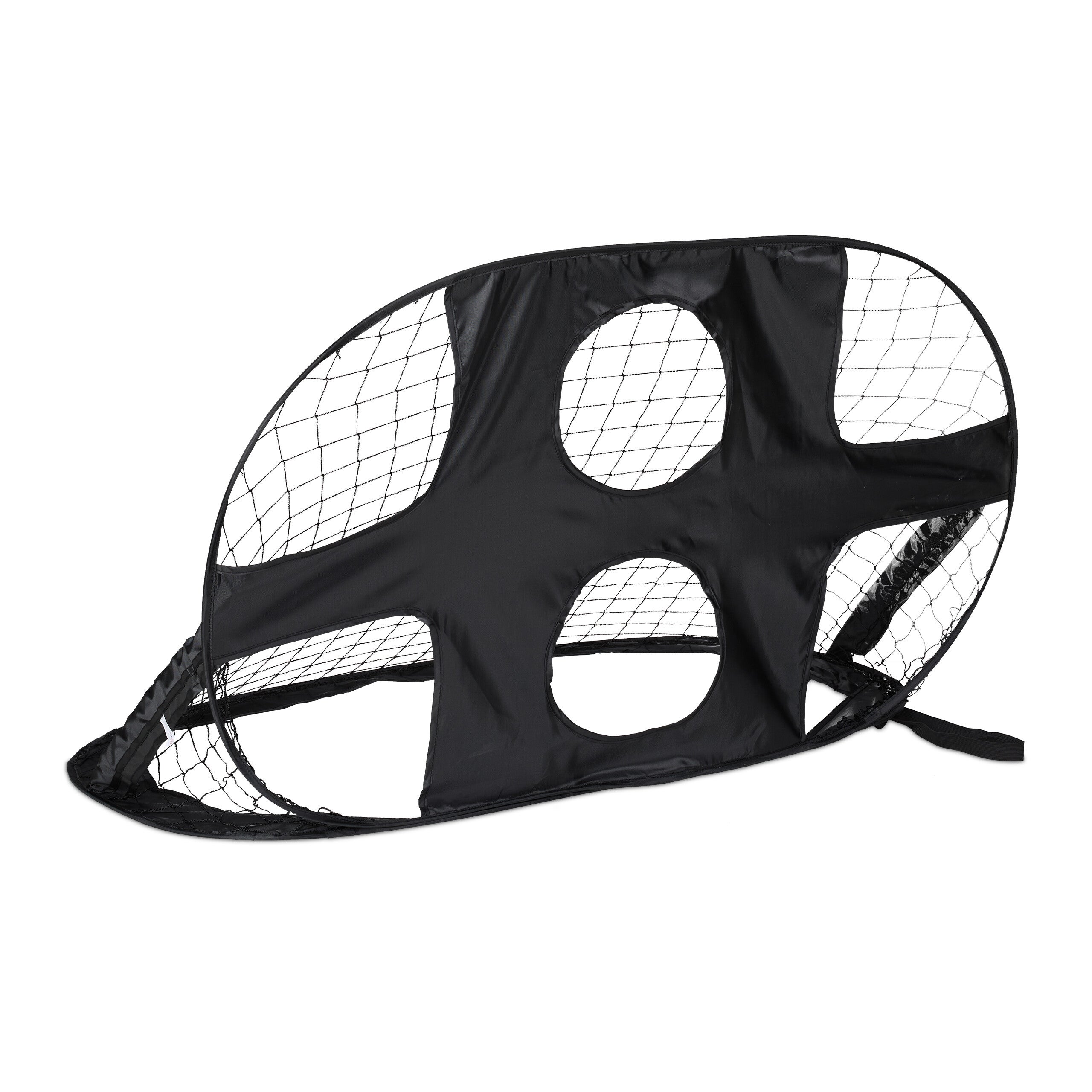 Pack De 2 Cages De Foot Relaxdays - Pour Jardin, Métal Robuste, 110x150x75 Cm - Filet Inclus
