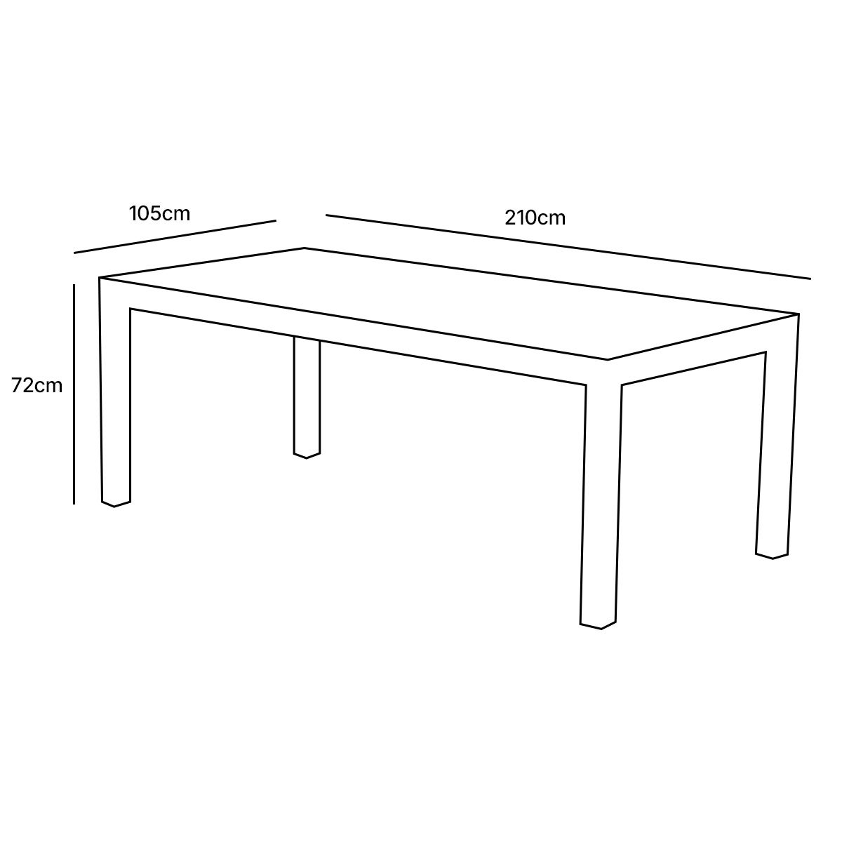 Ensemble de jardin en aluminium et verre 8 P BLACK EDITION avec 8 fauteuils - 7