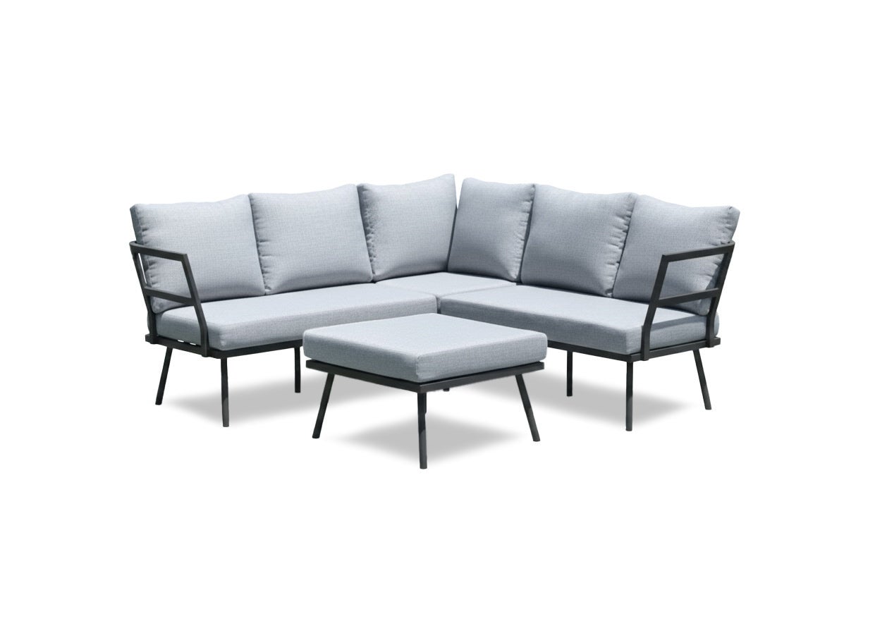 Saldos Y Stocks  Sofa Rinconera Sony. Muebles De Jardin Y Terraza, Gris , Leroy Merlin