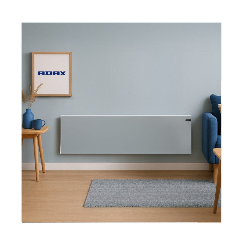 Radiateur électrique ADAX - Argent - 2000 W - 139,4 x 37 x 9 cm - Neo Basic NP20 KDT - 4