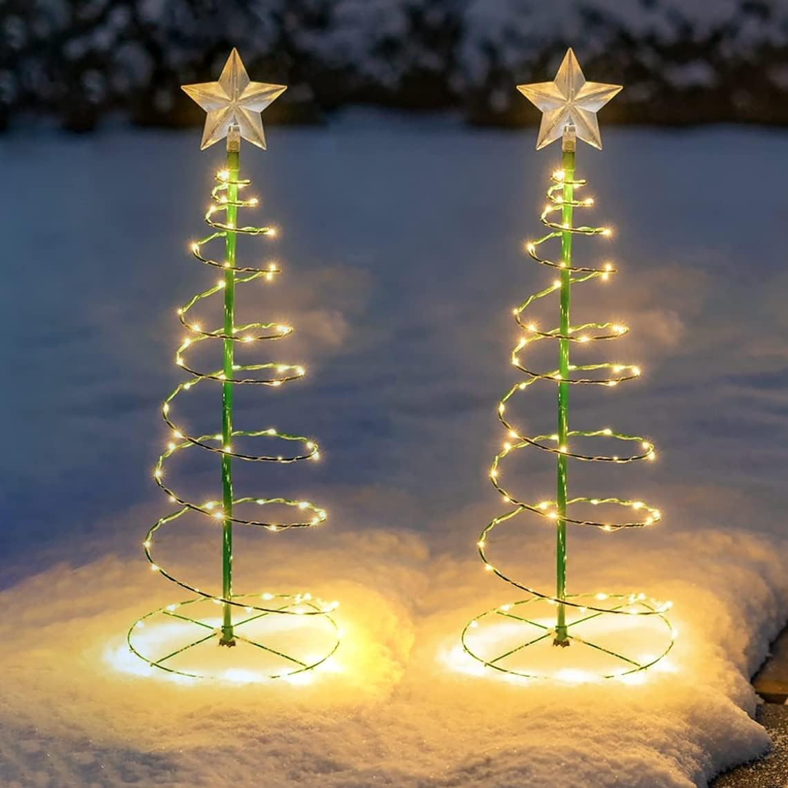 Zestaw lamp solarnych do choinki cm metalowa lampa solarna do alejek wodoszczelna lampa ogrodowa na Boże Narodzenie dekoracje bożonarodzeniowe