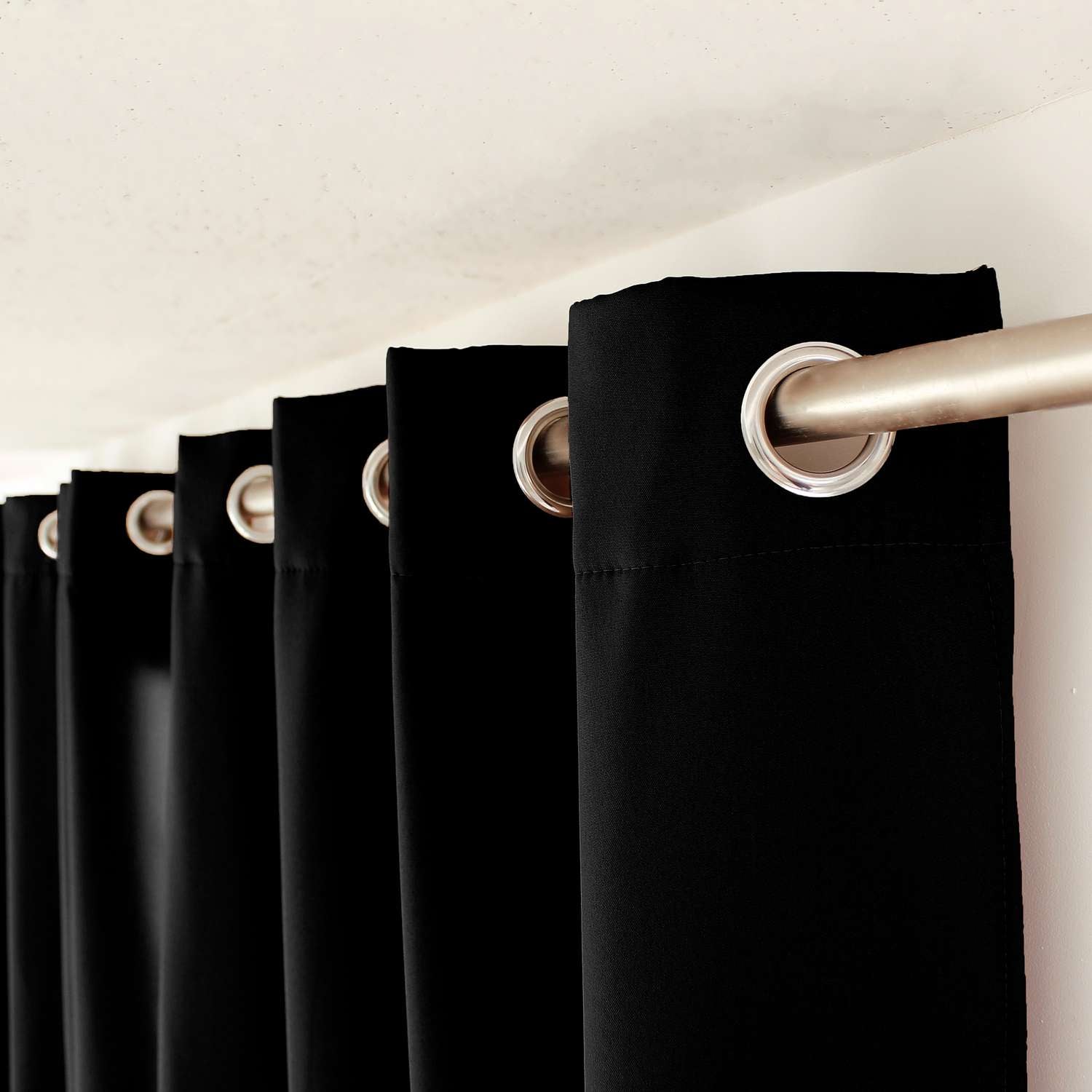 Rideau thermique Glacier - 135 x 240 cm - Noir - 4