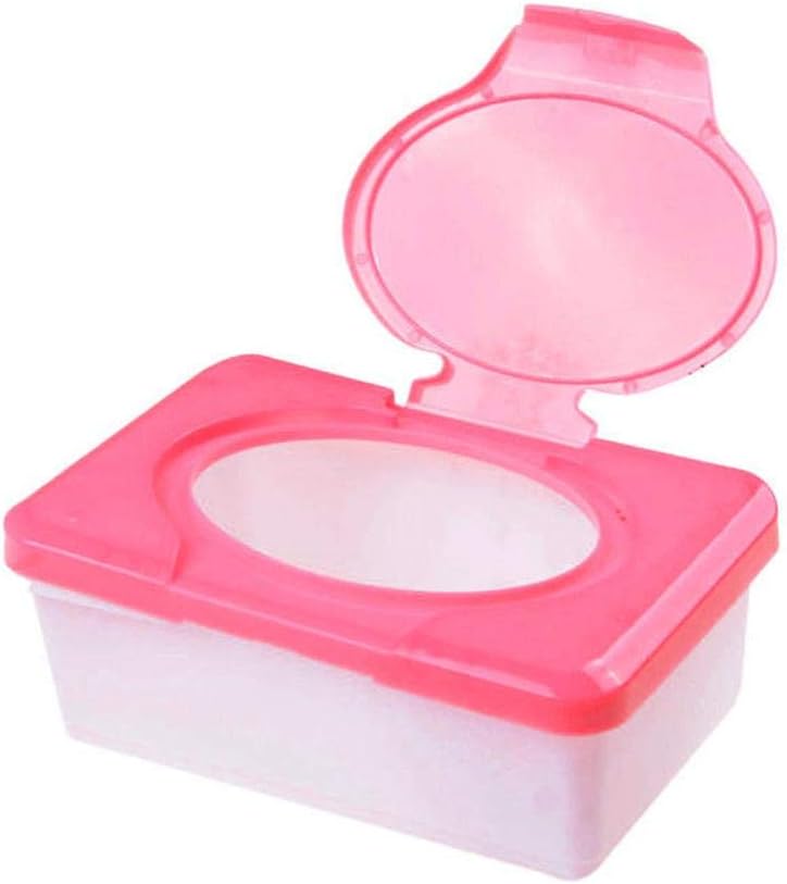 Distributeur Avec Joint Caoutchouc Distributeur De Lingettes Humides Avec Couvercle - Boîte De Rangement Étanche Pour Lingettes Bébé Ou Maison Distributeur PP Avec Joint Caoutchouc