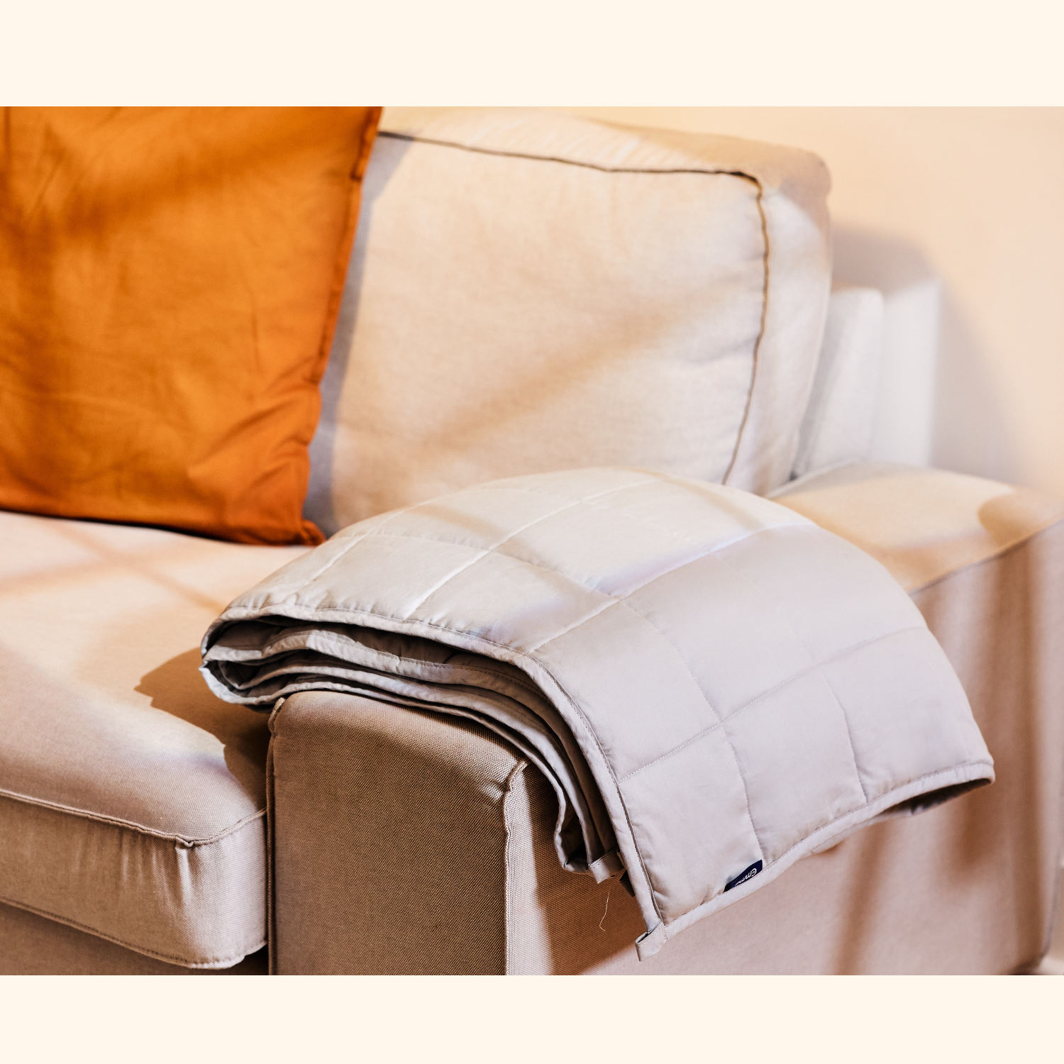 EMMA | Couverture Lestée 150x200 Cm | Soulage Stress Et Anxiété | Sensation de Reconfort | Aide À L'Endormissement | 7 Couches - 3