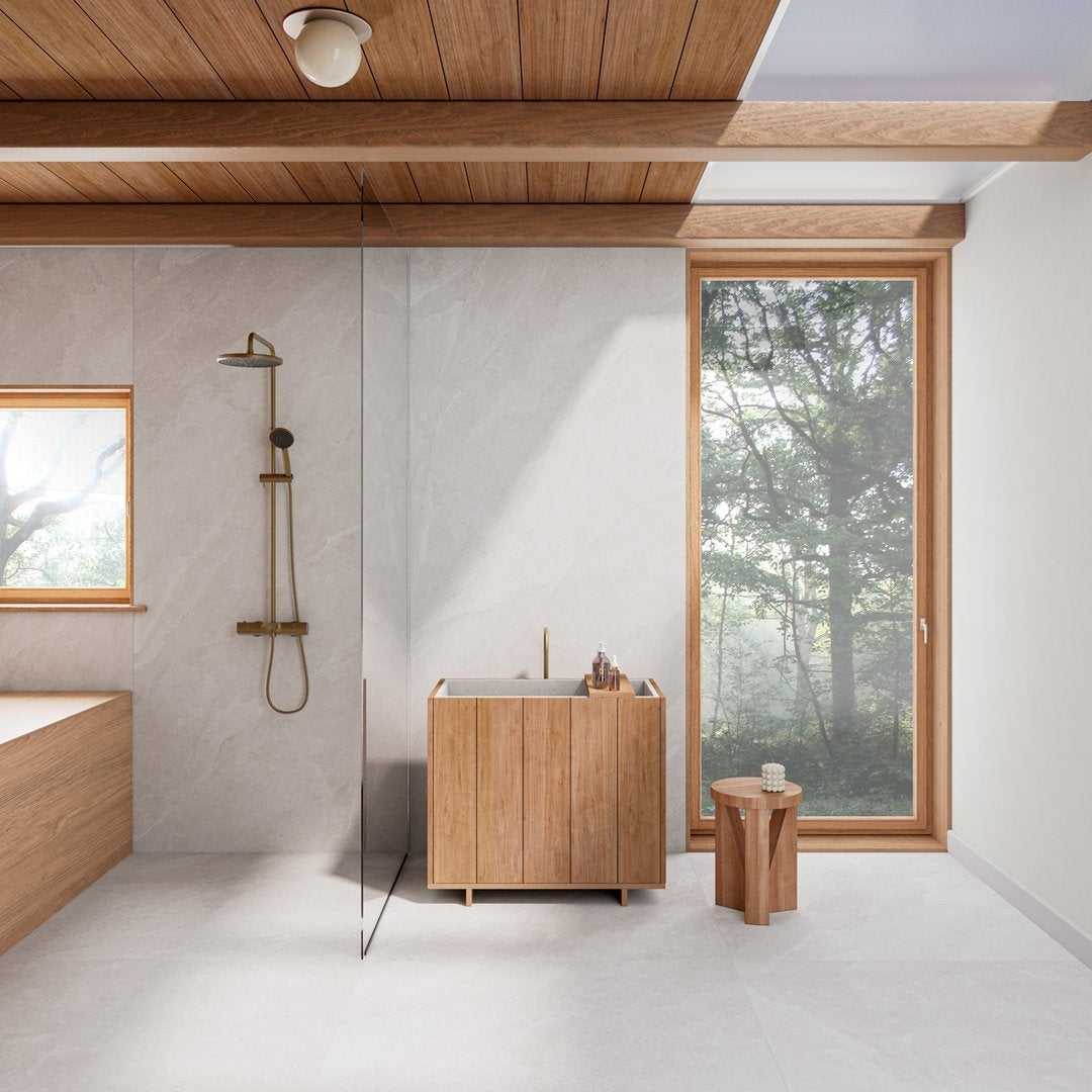 Ardesia Elegante Bianco - Piastrelle 60x60 cm 9 mm - ISA 9000 60x60 MATT R9 9 mm - 2