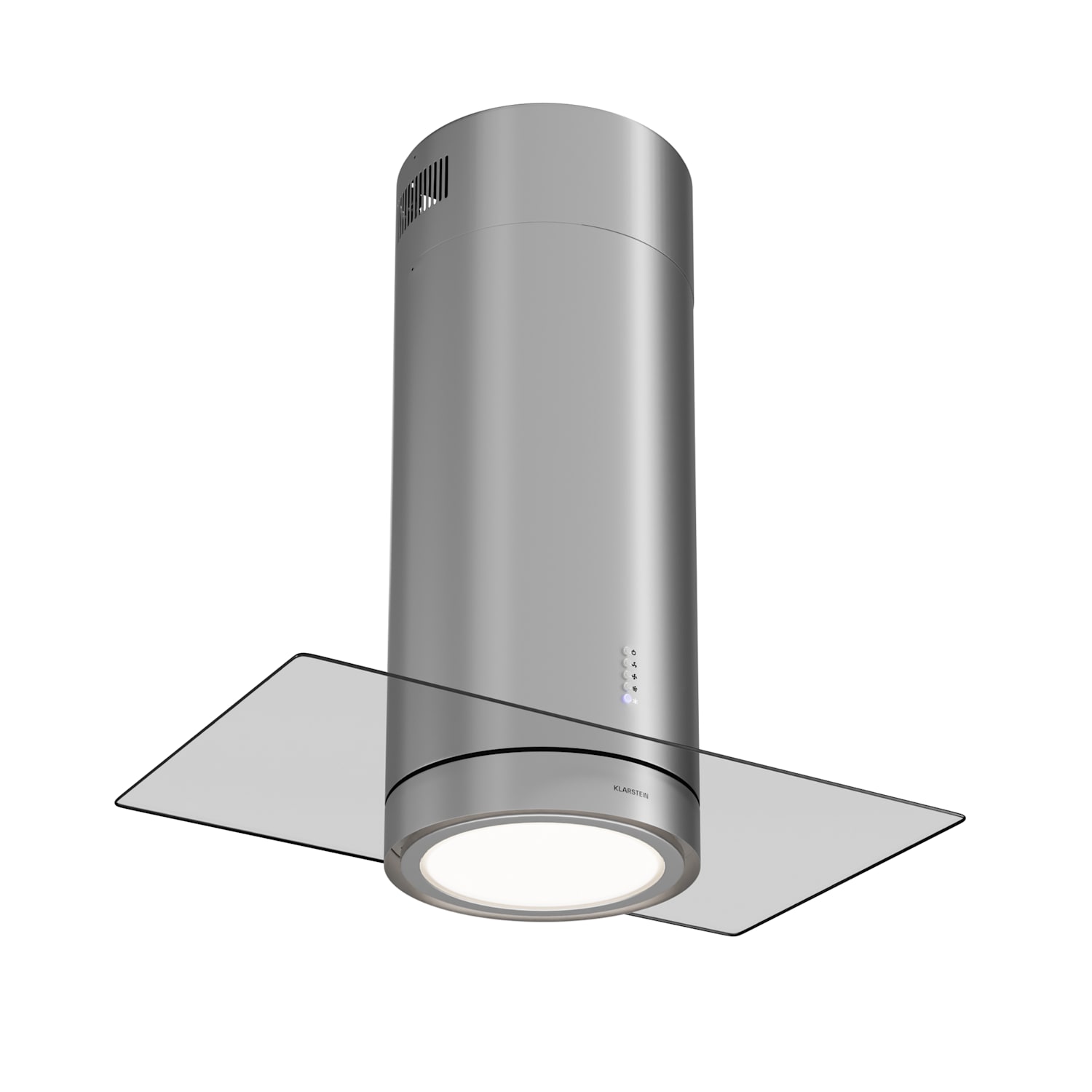 Klarstein Beretta Premium Campana Extractora De Isla Aplicación Extracción/Recirculación E Aire 544 M³/H Led Filtro De Activo Plata Carbón , Leroy Merlin