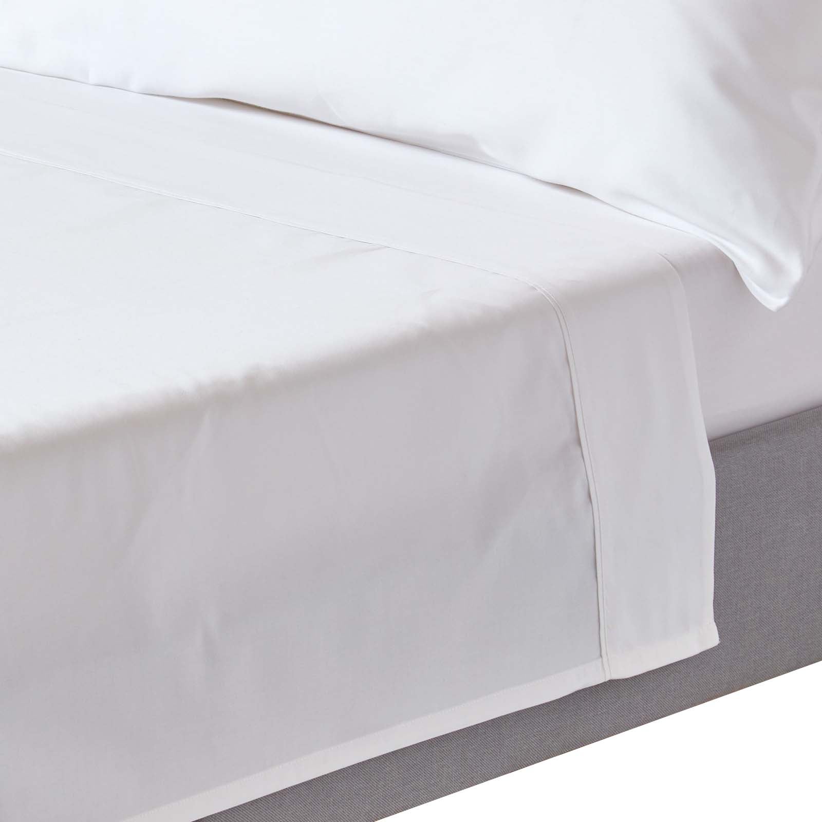 Parure de draps 100 % coton Bordeaux Uni - 160x270 cm | Leroy Merlin