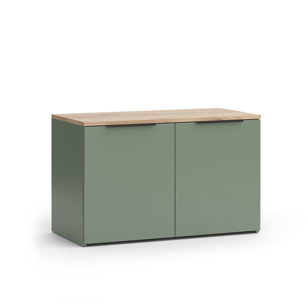 Vicco Kredens Wido, Zielony, 80 x 50 cm z 2 drzwiami