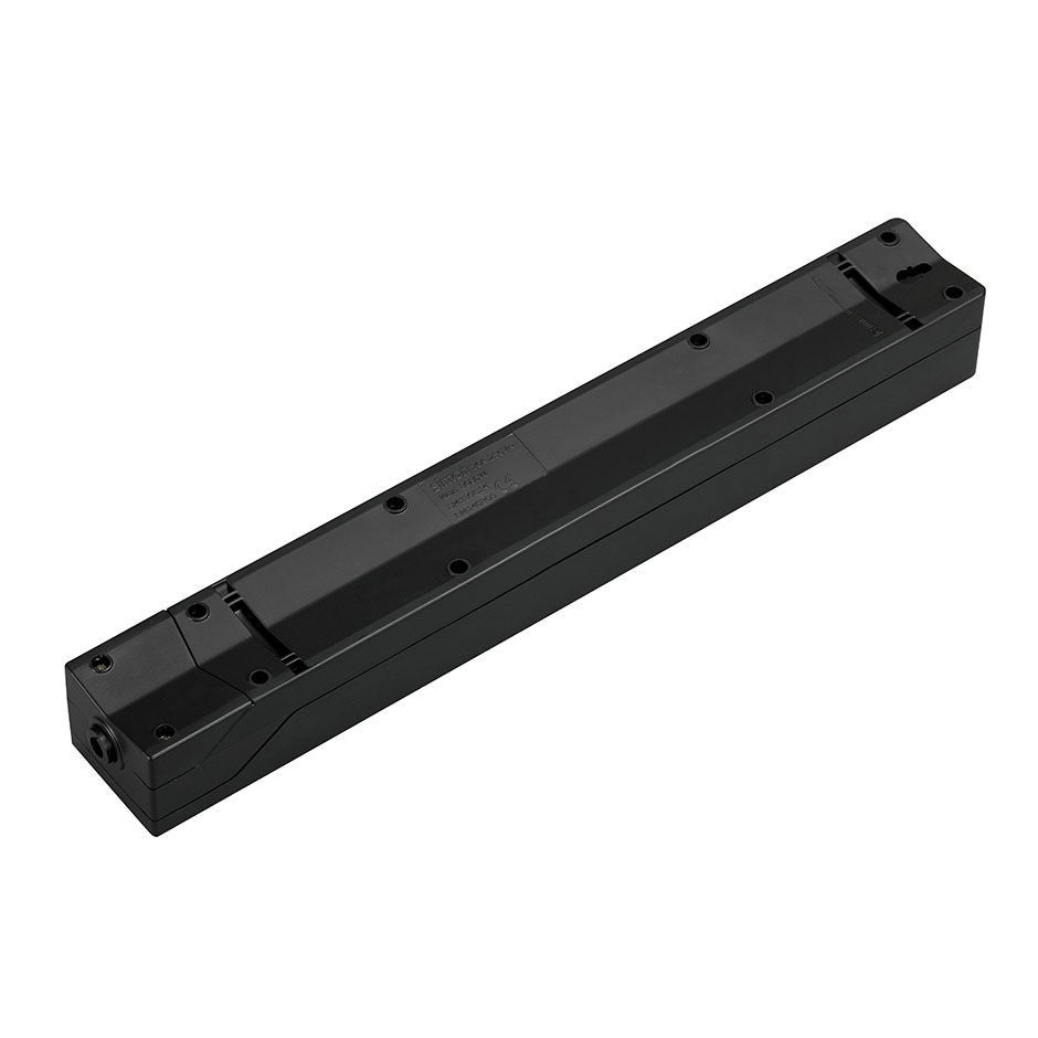 Socle MULTIFIX avec 6 prises interrupteur noires | Leroy Merlin