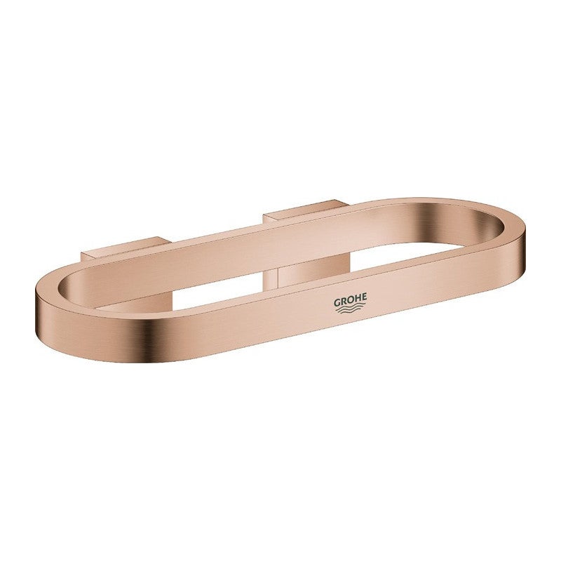 Inel prosop Grohe 41035DL0, Selection, 200 mm, montare pe perete, fixare ascunsa, mat, cupru