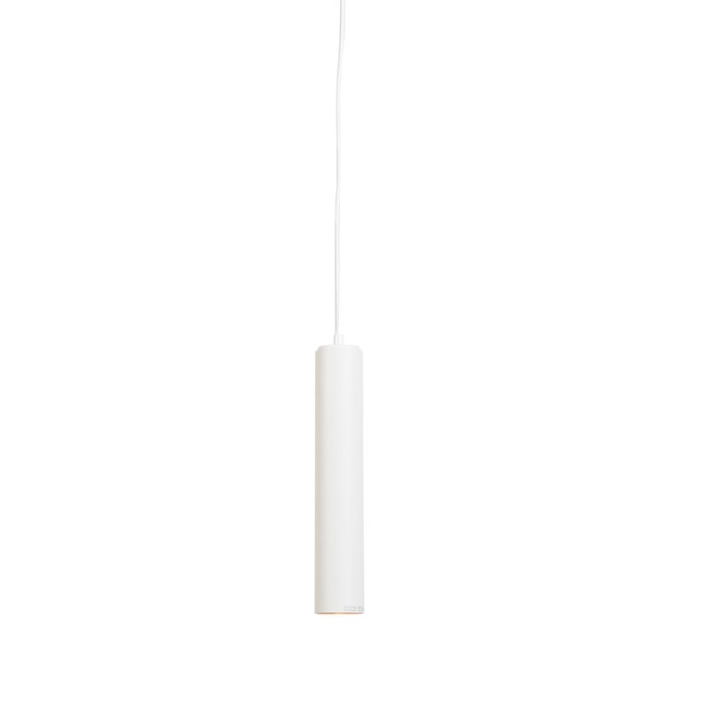 Qazqa nowoczesny lampa wisząca - Tuba - biały, max. 50w, kompatybilny z żarówką LED, gu10, 5.5cm oświetlenie wewnętrzne