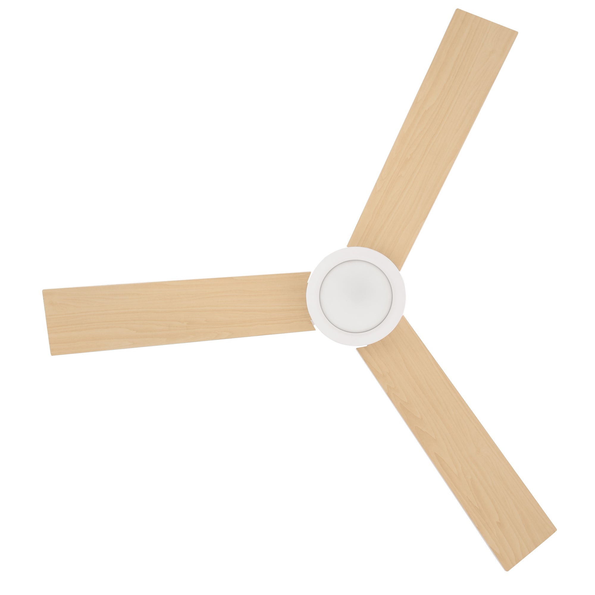 Ventoinha de Teto HOMCOM Branco Metal, MDF e Vidro Ø112x25cm - 8