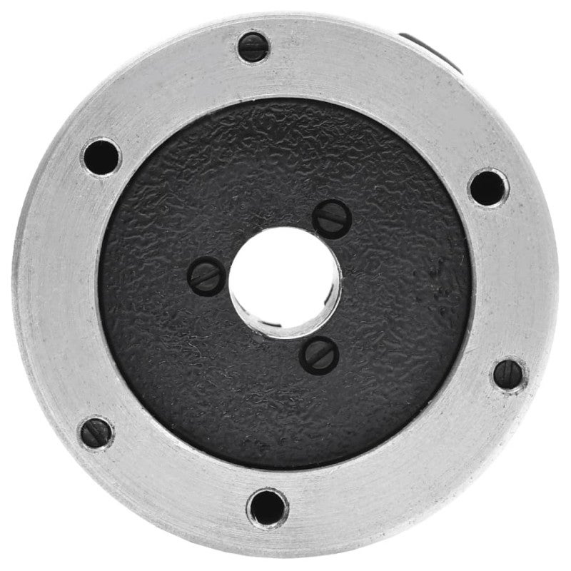 vidaXL Bucha de torno autocentrante com 3 grampos 80 mm aço - 4