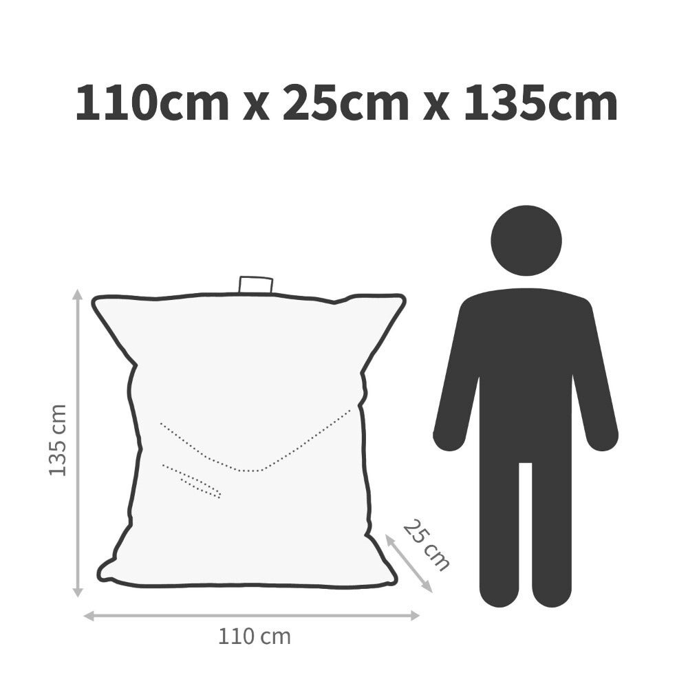 Big Pouf Naylim Mate pour Extérieur ou Intérieur Gris Unique - 5