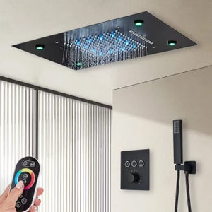 Eatbuy Soffione Doccia con Luce LED a 7 Colori - Soffioni Doccia