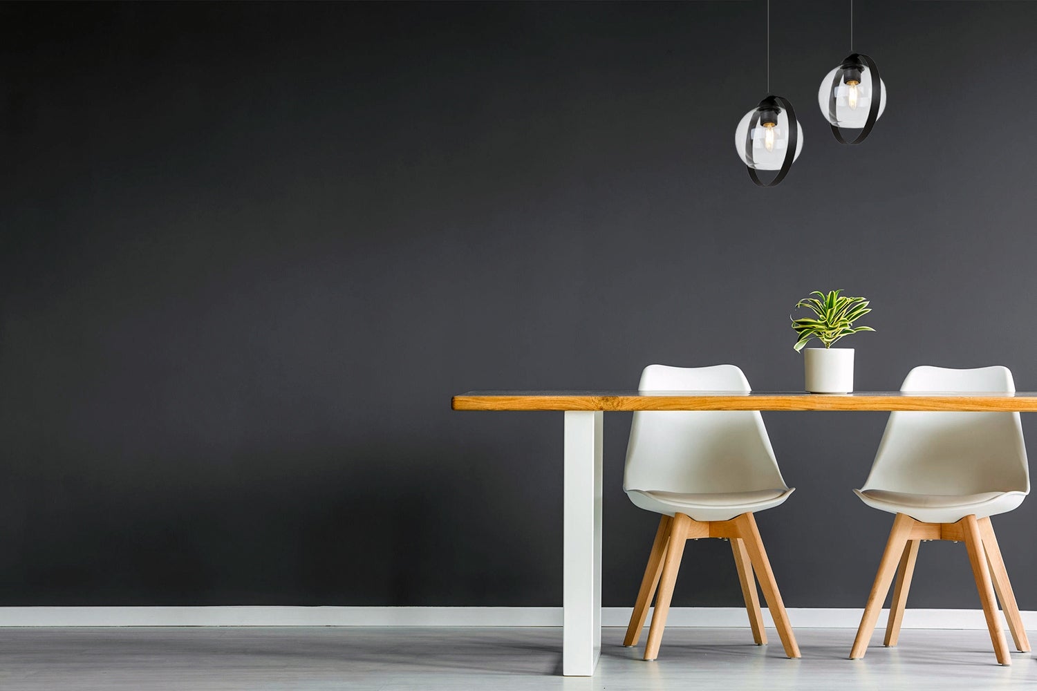 Lampa sufitowa wisząca Ring Haga modern 1xE27 abażur pierścień transparentny Light Home LH - 6