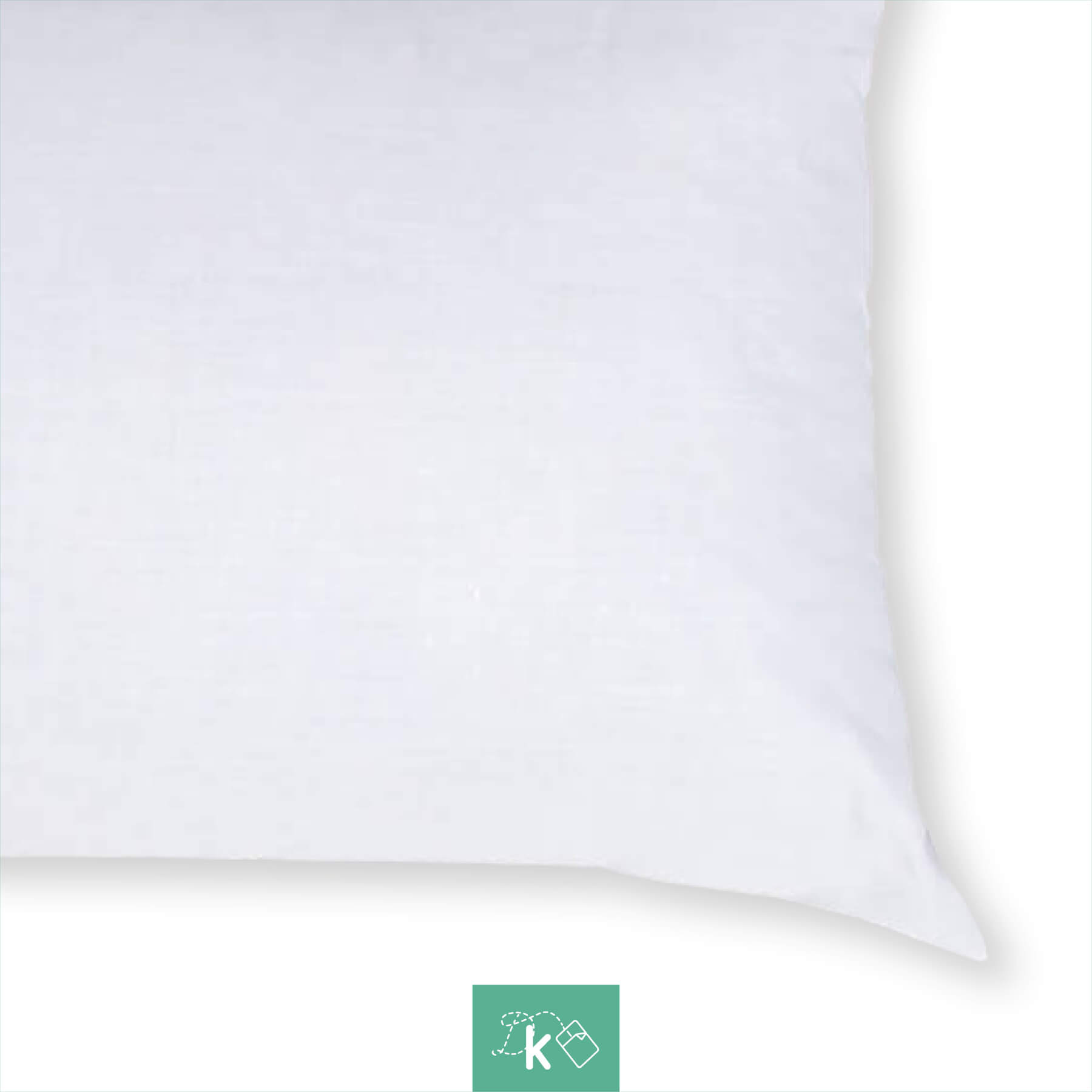 Almohada de Fibra Hueca 80cm Núcleo de Fibra Hueca siliconada, con Funda Lavable, 50% poliéster - 50% algodón - 3