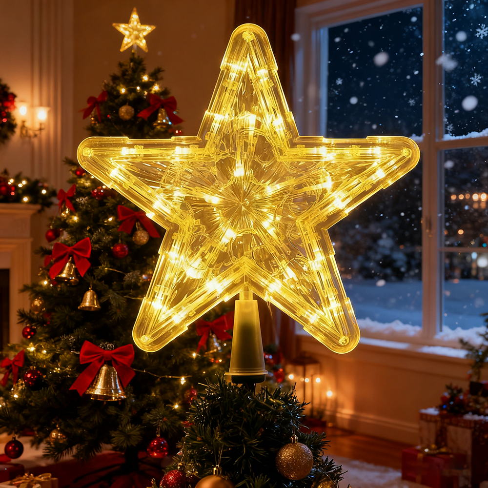 22 pezzi di Natale fiori artificiali, decorazioni per albero di
