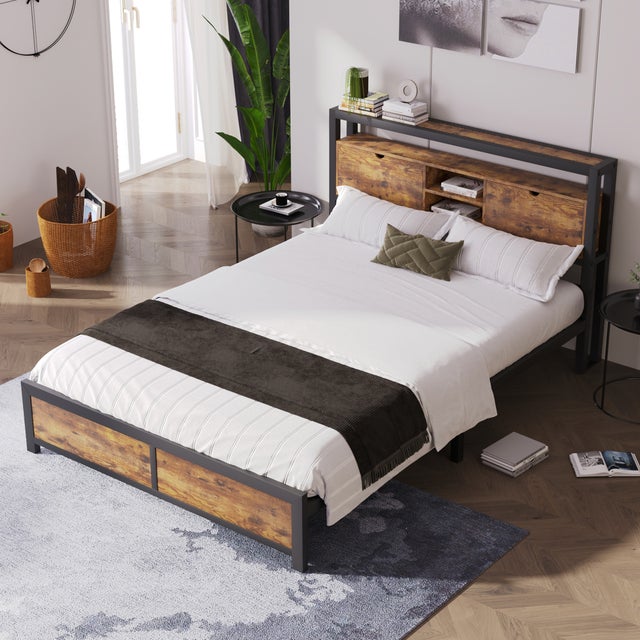 Stanew Sommier 160x200cm - Hauteur de 29 cm - Sommier à Lattes pour Adulte - 2x14 Lattes -9 Pieds Inclus - Lit 160 x 200 avec Sommier