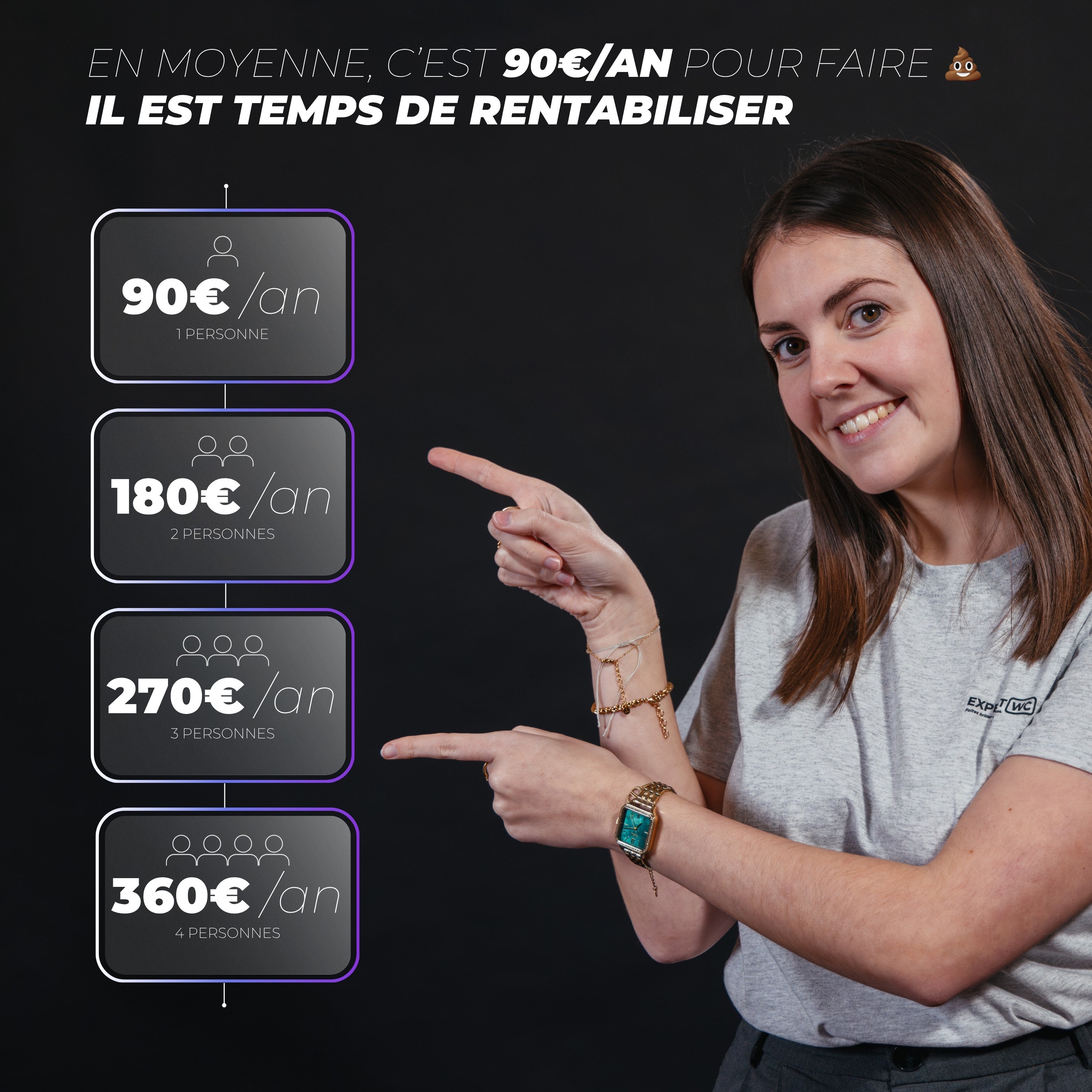 Bidet Portable pour Toilette Intime avec deux embouts ajustables - Marque Française - 400 ml - Douchette de Voyage et Post-accouchement - 8