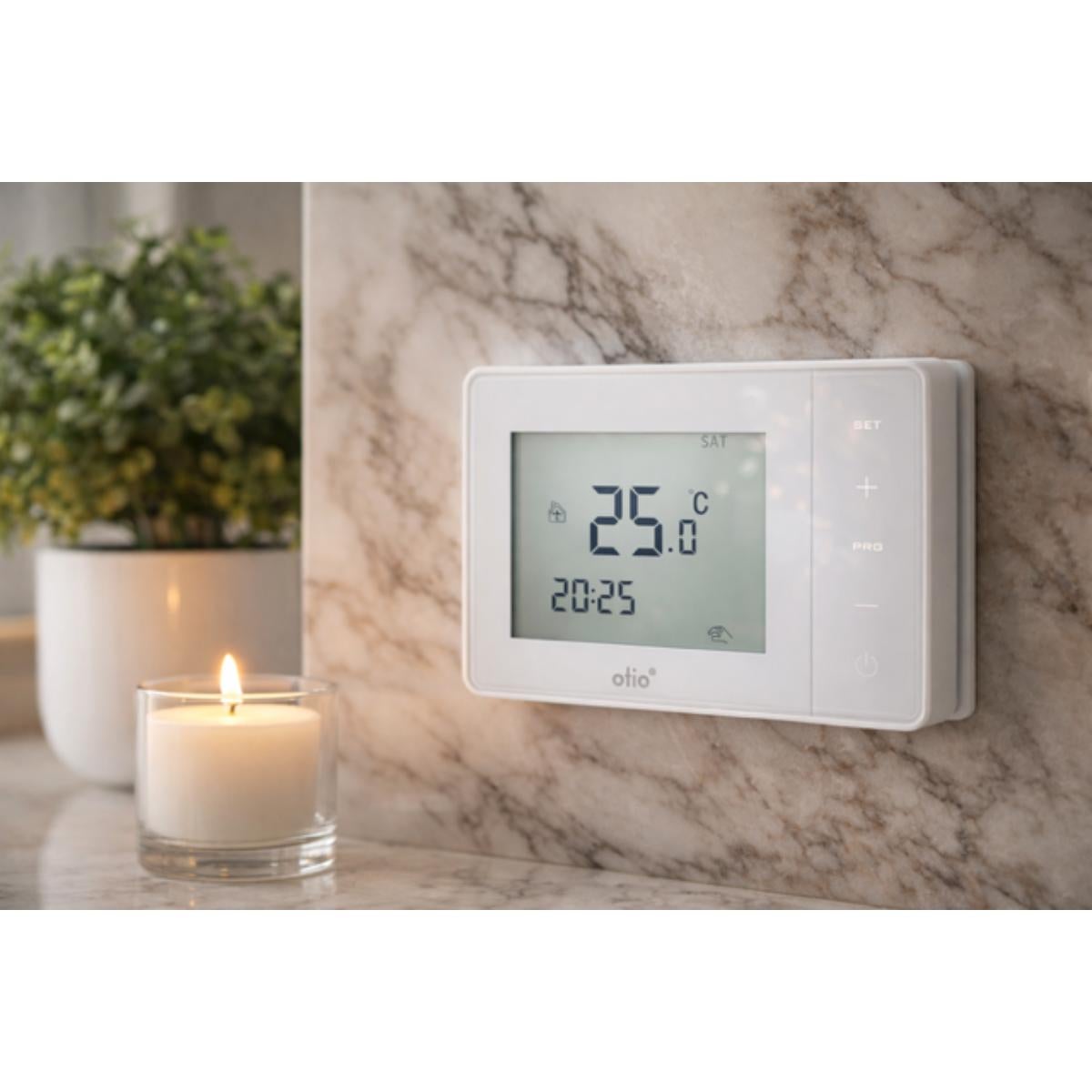 Thermostat programmable filaire - Blanc - Otio - 6