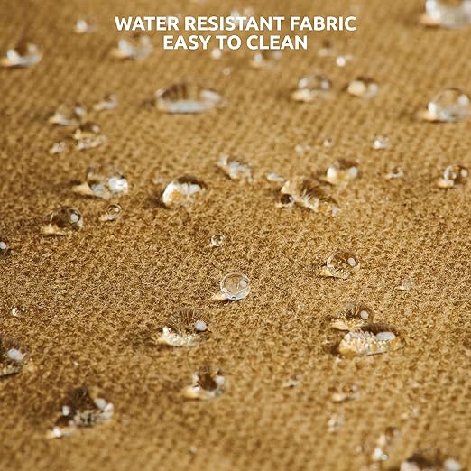 Delantal de lona encerada resistente al agua, ideal para talleres, bricolaje, hogar, jardín, peluquería, con correas ajustables en cintura y cuello - 4