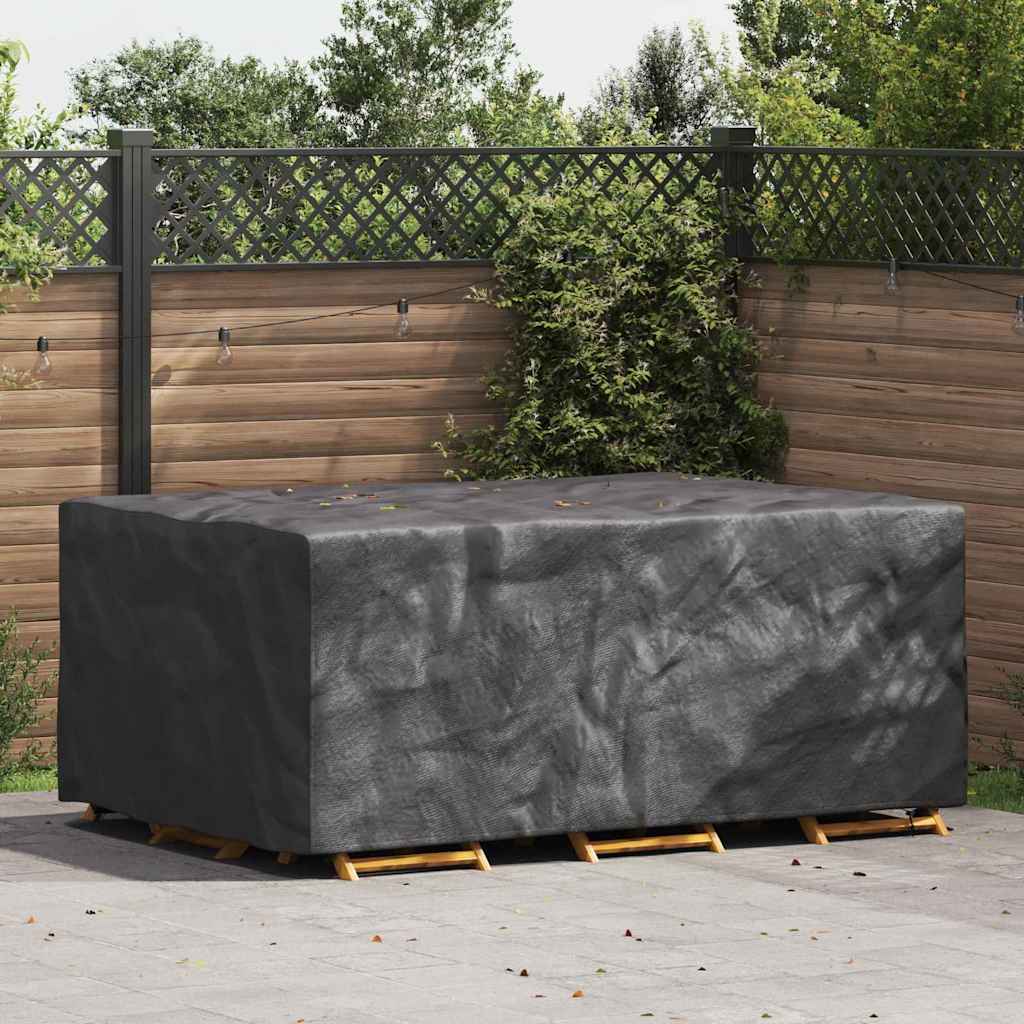 Pokrowiec na meble ogrodowe Czarny 230 x 165 x 80 cm 210D