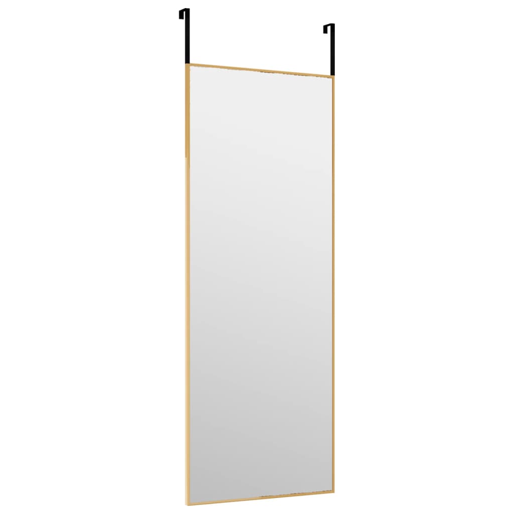 Miroir de porte | Miroir décoratif Doré 30x80 cm Verre et aluminium - 3