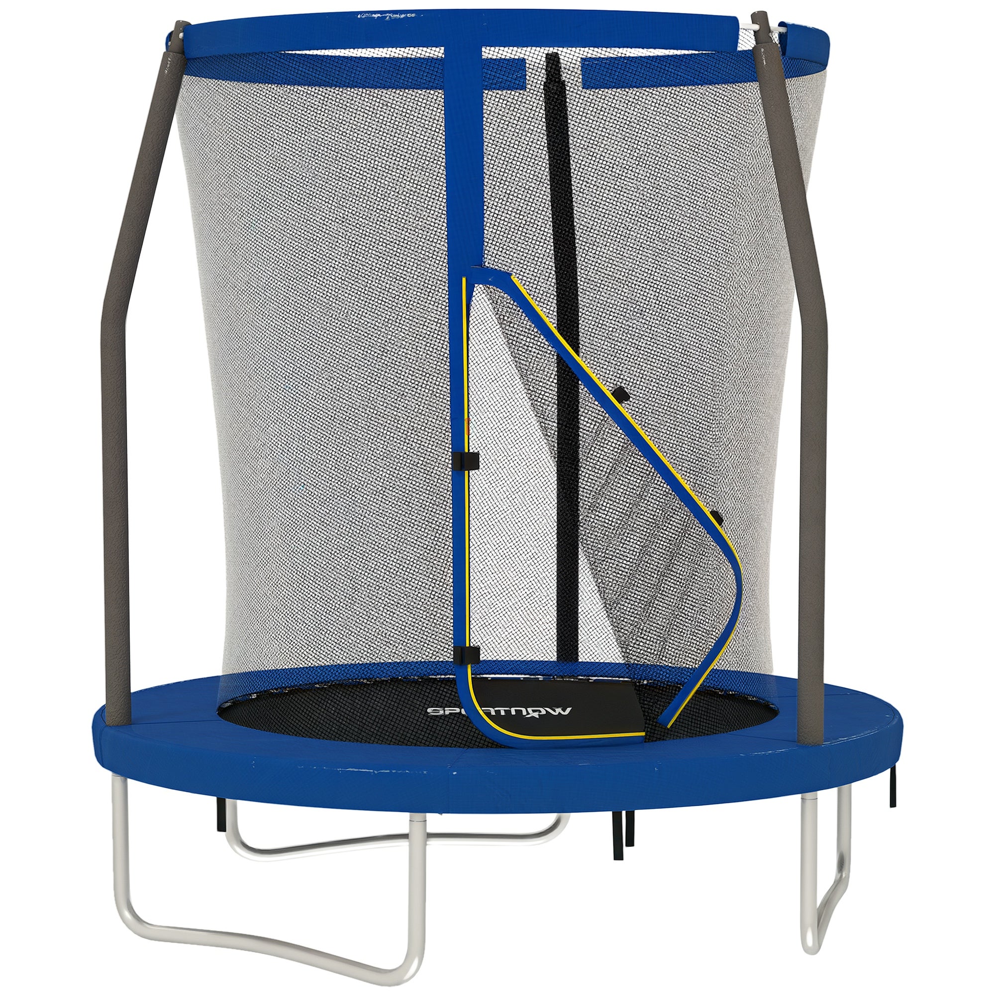 SPORTNOW Trampoline Extérieur 183 Cm – Pour Enfants Et Adultes, Sécurité Renforcée, Charge 80 Kg, 36 Ressorts, échelle Incluse