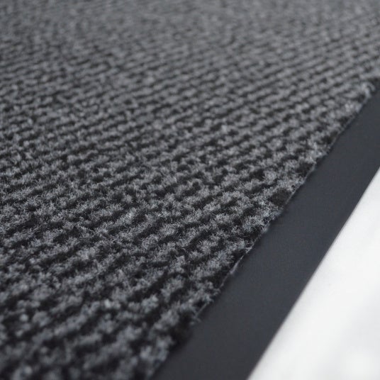 Tapis paillasson pour porte d'entrée - Anthracite - 80 x 120 cm