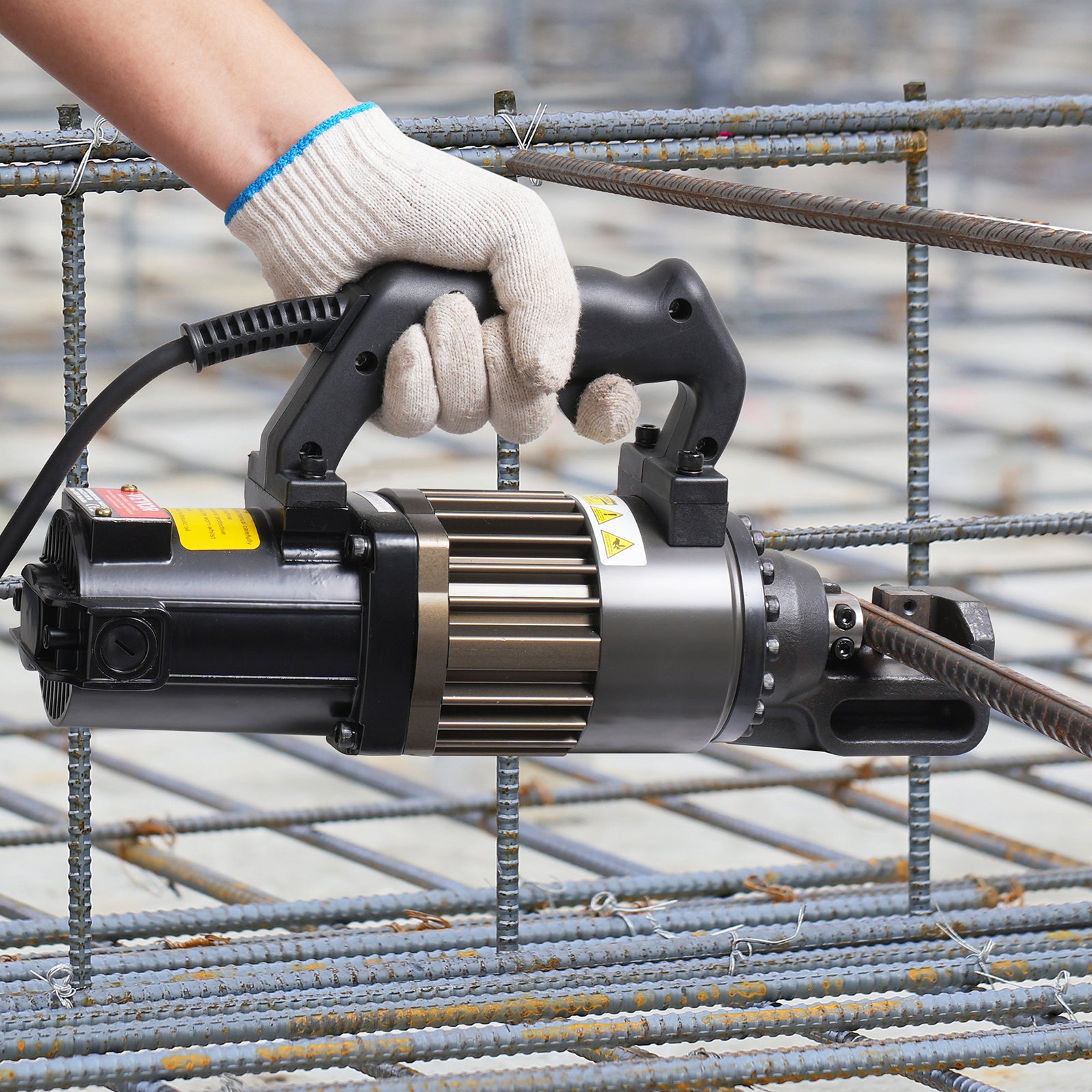 Taglierina Elettrica VEVOR Portatile 1000 W per Barre d’Armatura, Diametro 4-16 mm - 8