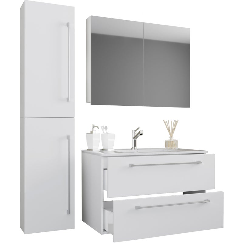 umywalka do mebli łazienkowych Badinos Biały W. 151 x S. 113 x G. 46 cm