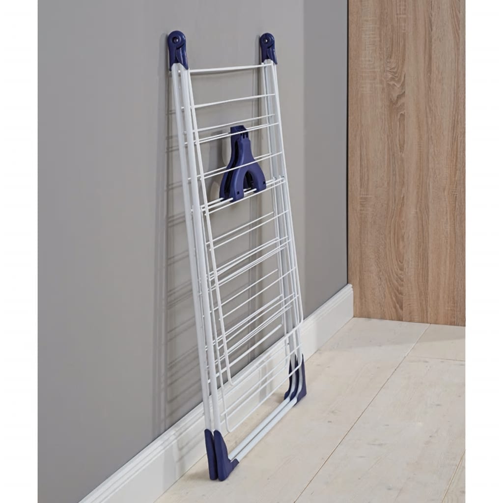 Leifheit étendoir à linge Classic 200 Flex 81408, séchoir à linge stable avec 20m d'étendage, hauteur réglable, blanc - 8