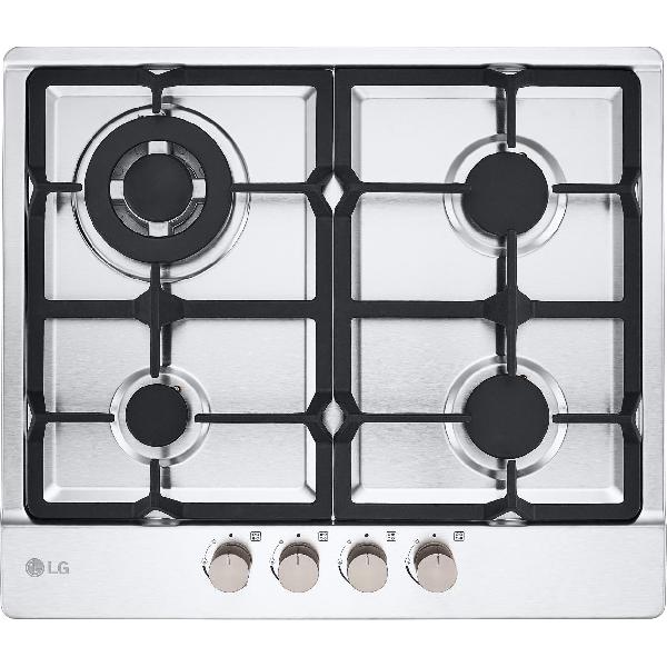 Lg Cbgz2414s Acero Inoxidable Integrado 59 Cm Encimera De Gas 4 Zona(S) Acero Inoxidable, Leroy Merlin